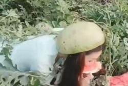 小姐姐旅游吃瓜,吃瓜之旅趣味横生