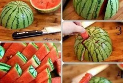 西瓜条条吃瓜,夏日消暑新宠，吃瓜乐趣无限