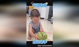 萌娃吃瓜素材,欢乐无限，童趣横生的夏日时光